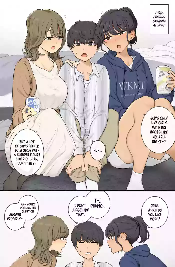 Threesome Caught Between Slim And Voluptuous (Wakamatsu)