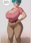 Gohan visits Bulma 1 [AI Generated]