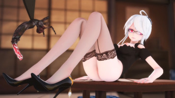 Black silk haku ×insects