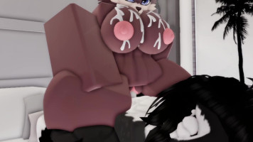 Fucking really good a furry girl in Roblox