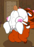 Tom trying out his lucky cat