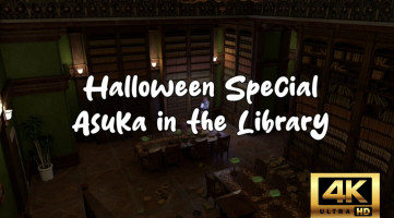 Halloween Special: Asuka In The Library [HornyBeetle] [4K60FPS]