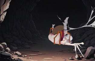 Prinz Eugen being Mating pressed by a Spider