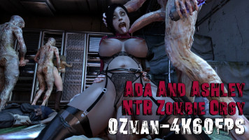 Ada And Ashley - NTR Zombie Orgy [0Zman][4K60FPS]