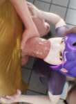 Girls Night Out - Bathroom Deep throat