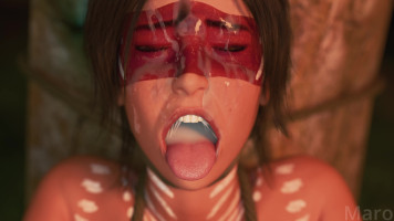 Learning Tribal Ways with Lara Croft (4K)