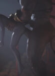 Minthara with the Minotaur by candlelight