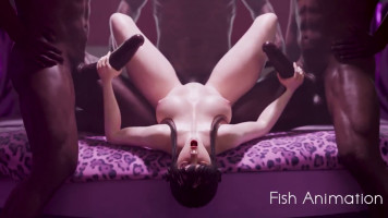 Yor Forger's Blacked Gangbang [FishManNSFW] [720p]