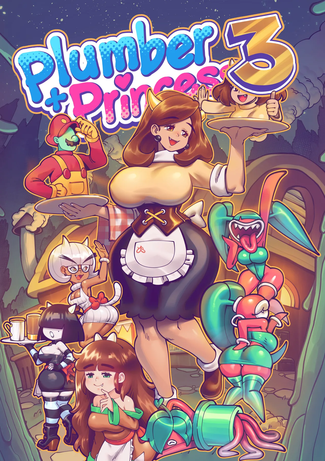 [Supersatanson] Plumber + Princess 3 (Super Mario Bros.) [+extras]