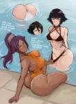 [Arachnart] Summer Comic - Yoruichi, Rukia & Soi-fon (Bleach)