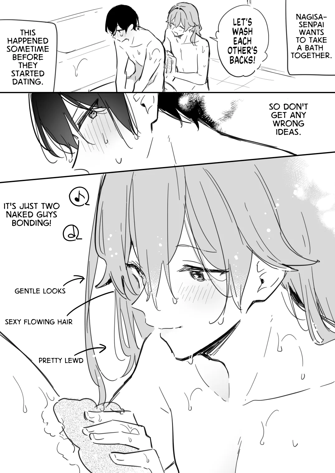 [Asazuki Norito] Ryou kun to Senpai - Issho ni Ofuro ni Hairitai Senpai | Ryo-kun and his Senpai - Senpai Wants to Take a Bath Together (Zenbu kimi no Sei) [English] [GTF]