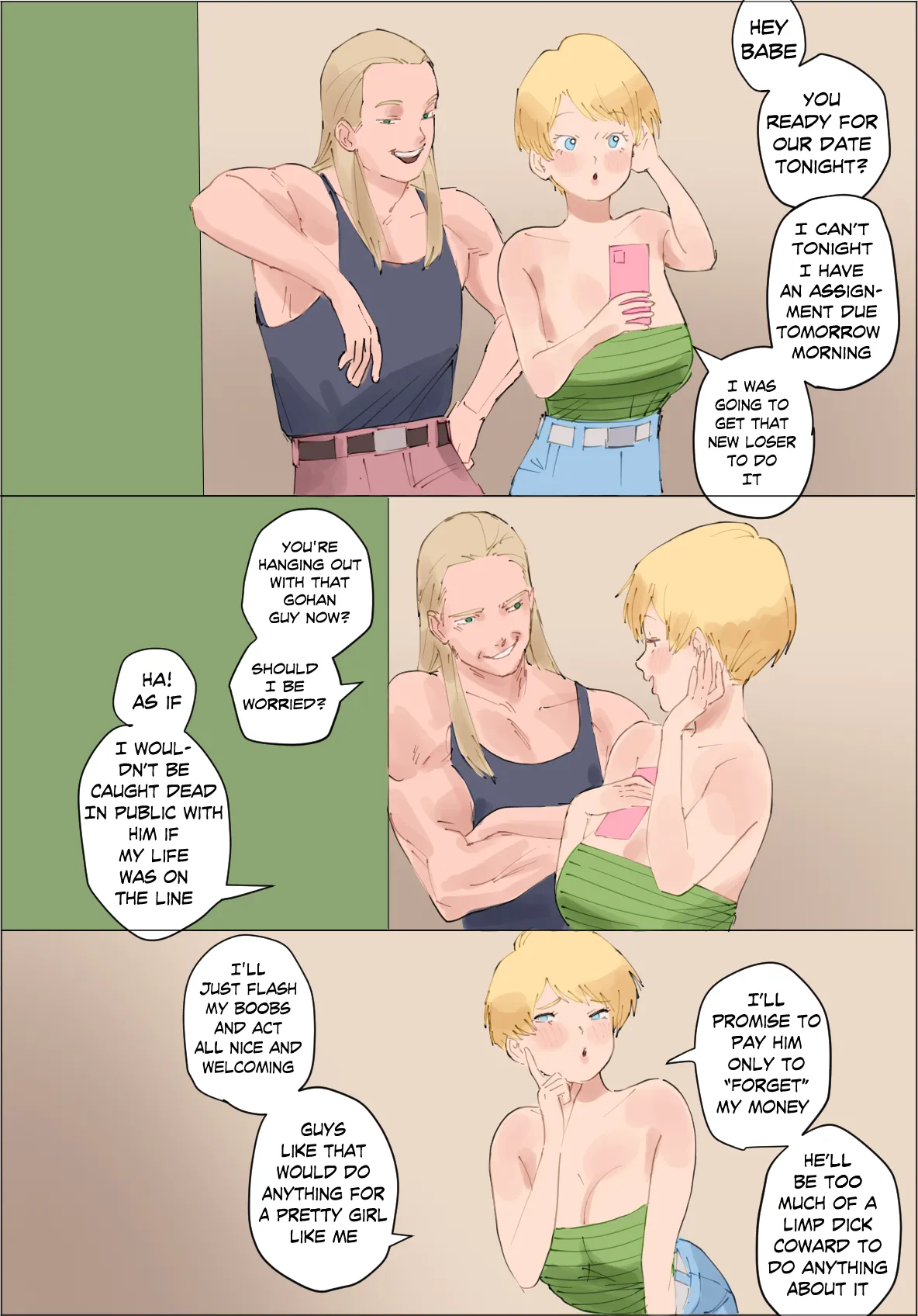 [Huggytug] Erasa Shouldn’t (Dragon Ball Z)