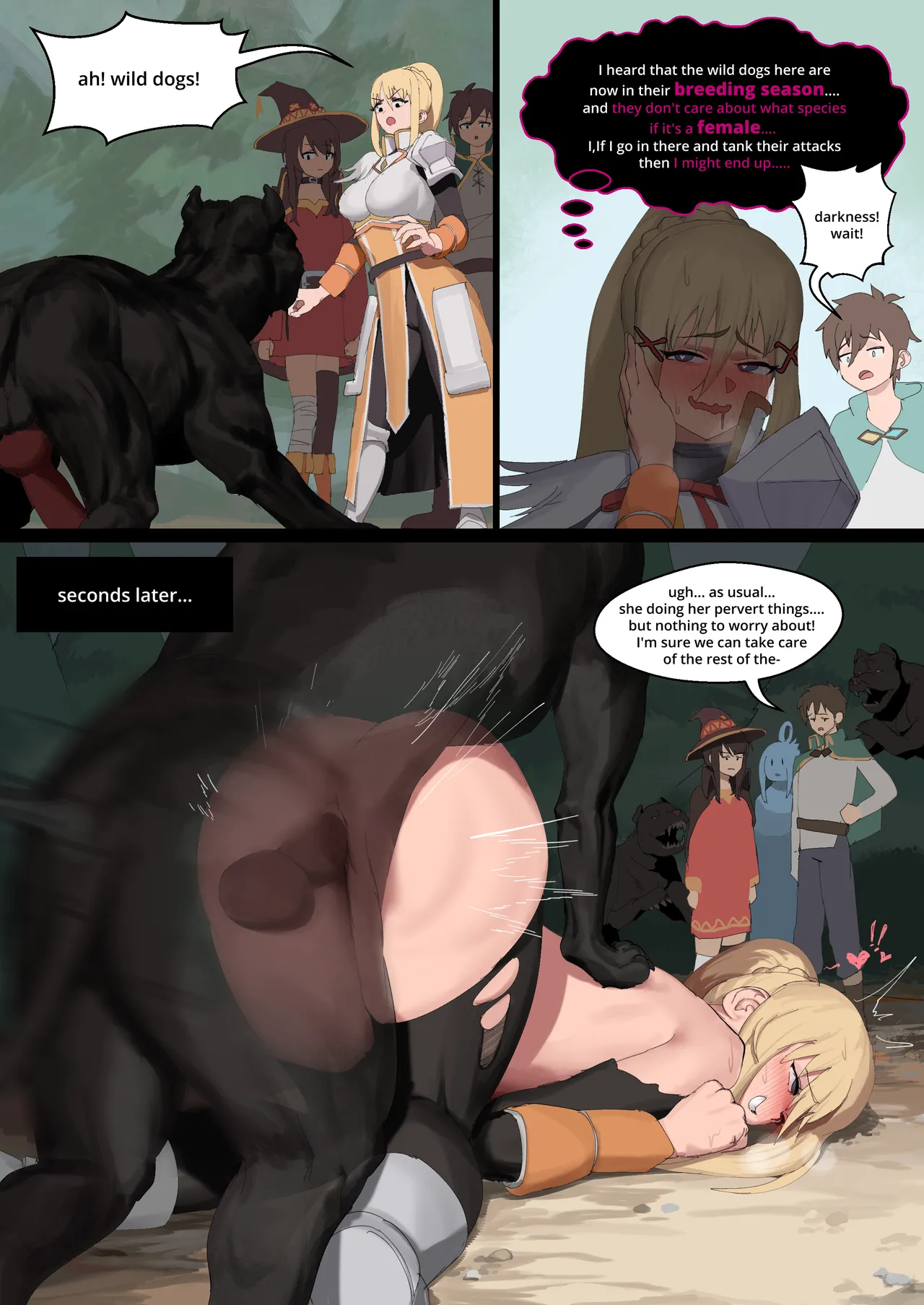 [wjs07] Konosuba Girls x Wild Mutts (Konosuba)