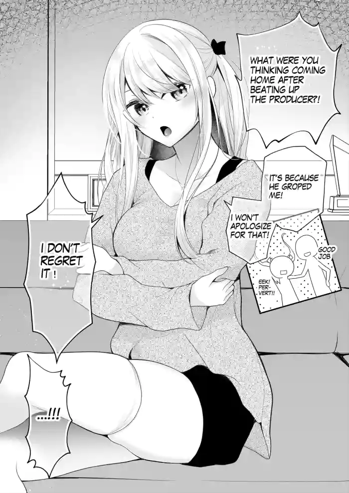 [Nanasaki] [English ver.／Comic] Punishment for a cheeky idol Comic 8page