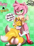 Amy x Tails comic porn