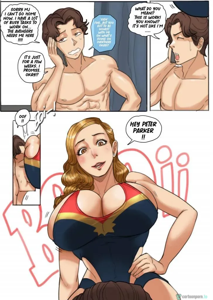 Avengers Summer Camp - Captain Marvel Audio Porn Comic [Tora Tora]