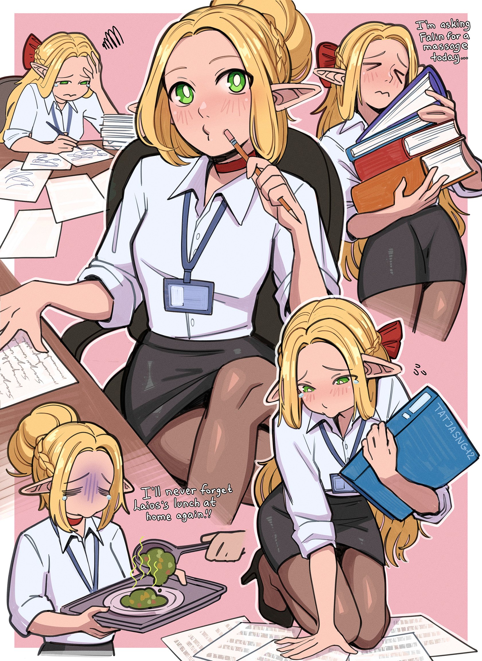 Office Elf Wife comic porn