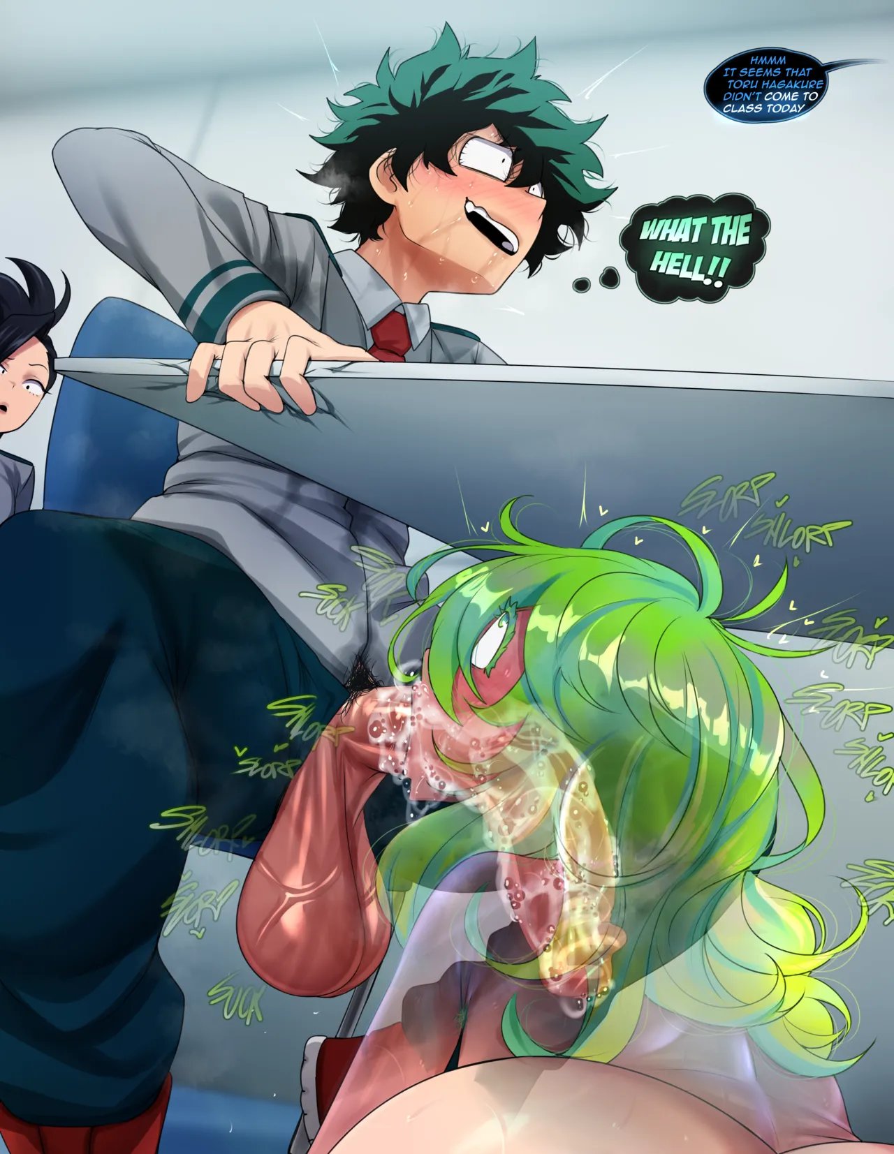 Slutty Toru And Her Convenient Quirk comic porn