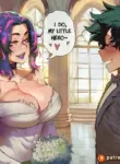 Two Brides, One Hero comic porn