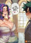 Two Brides, One Hero comic porn