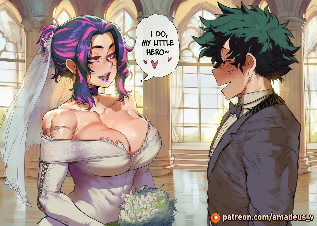 Two Brides, One Hero comic porn
