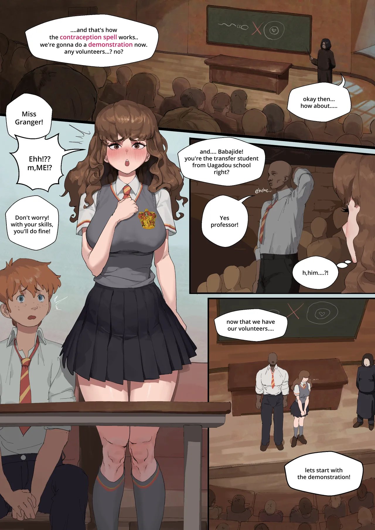 [wjs07] Hermione: Contraception spell failed (Harry Potter) comic porn