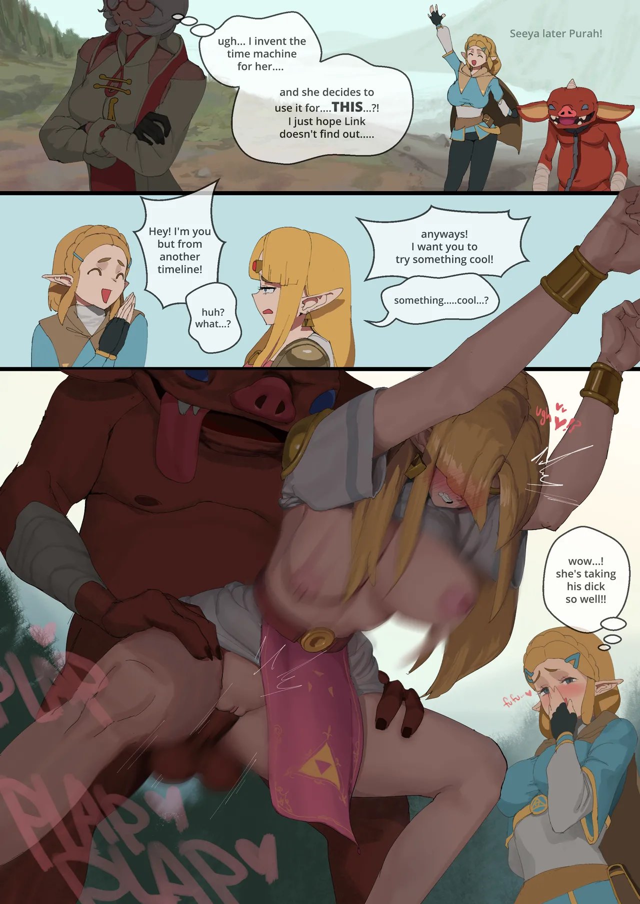 Zeldas x Bokoblin comic porn