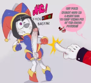 Futa Pomni porn comic