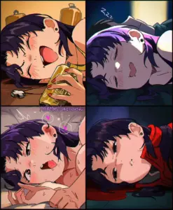 Misato Got Drunk Again porn comic