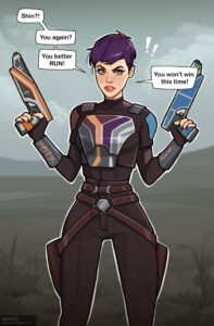 Sabine and Shin (Star Wars) porn comic