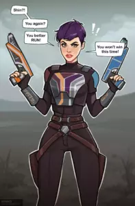 Sabine and Shin (Star Wars) porn comic