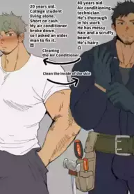 [Suikanotane (Hashikure Tarou)] DD Gets Turned On by the Guy Who Came to Fix the Air Conditioner [English] [Digital]