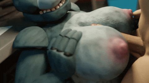 Bonnie Five Nights at Freddy's Rule 34 GIF – Blowjob 3D