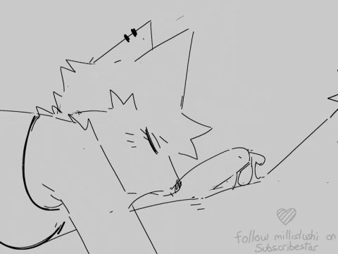 Chelsea Rule 34 GIF – Furry & Licking Penis by Millislushi