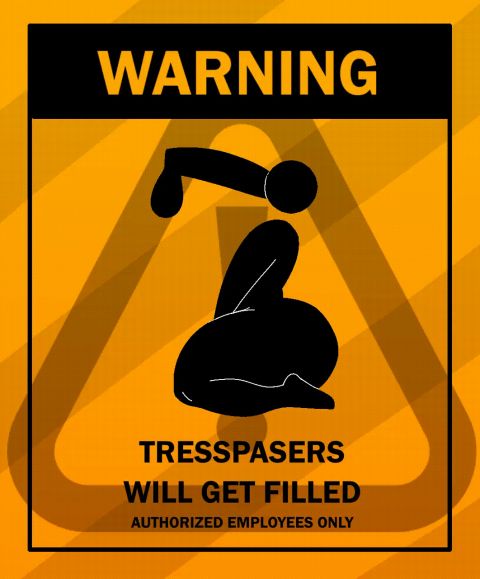 Warning Sign Person James Bond Rule 34 GIF – Blowjob