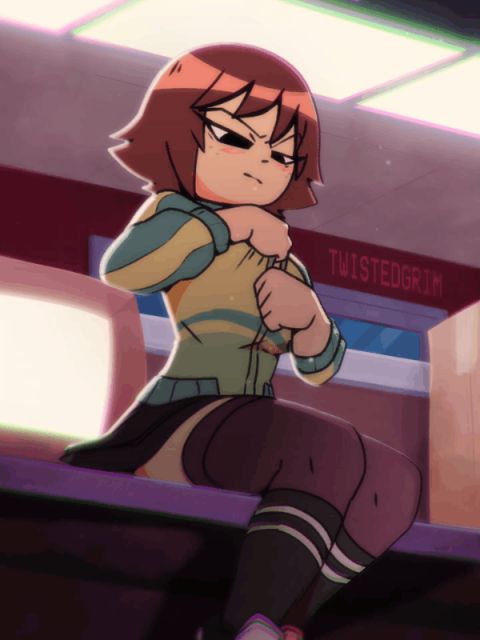 Kim Pine Scott Pilgrim Rule 34 GIF – Big Tits