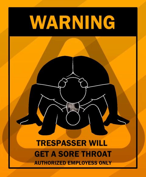 Warning Sign Person Roblox Condo Rule 34 GIF – Blowjob