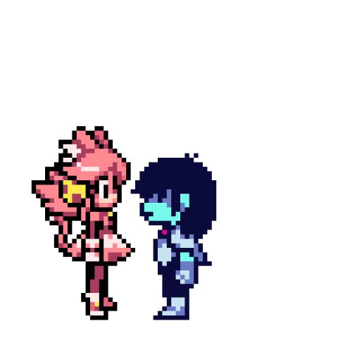 Kris & Mad Mew Mew Deltarune Rule 34 GIF