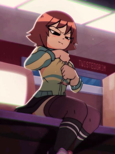 Kim Pine Scott Pilgrim Rule 34 GIF – Big Tits & Huge Tits