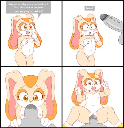 Cream the Rabbit Sonic Rule 34 GIF – Oral