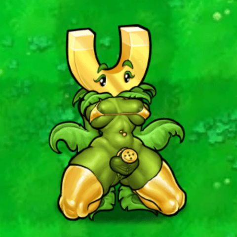 Gold Magnet Plants vs Zombies Rule 34 GIF – Futanari Hentai