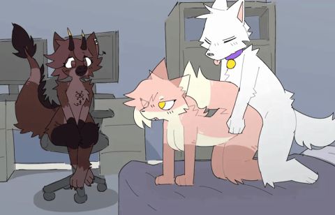 Chelsea Rule 34 GIF – Furry & Watching Sex by Millislushi