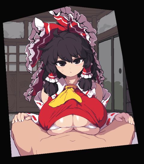 Reimu Hakurei Touhou Rule 34 GIF – Titfuck Hentai
