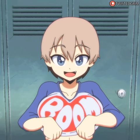 Uzaki Hana Uzaki-Chan Wa Asobitai! Rule 34 GIF – Big Tits