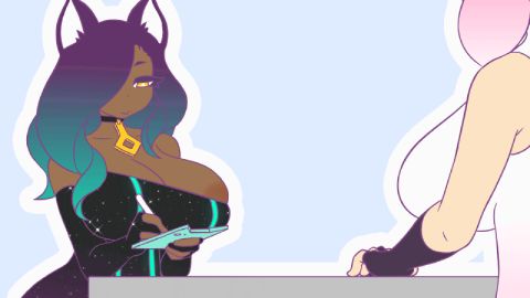 Marina & Pearl Splatoon Rule 34 GIF – Lesbian