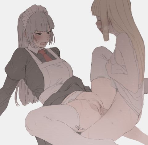 Futa-Sama & Grey-Haired Maid Rule 34 GIF – Missionary