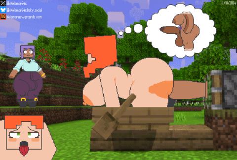 Alex & Efe Minecraft Rule 34 GIF – Futanari Hentai