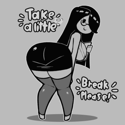 Cream Rule 34 GIF – Big Tits by Movailarts