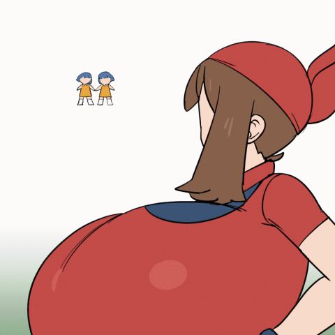 May & Brendan Pokemon Rule 34 GIF – Bouncing Tits