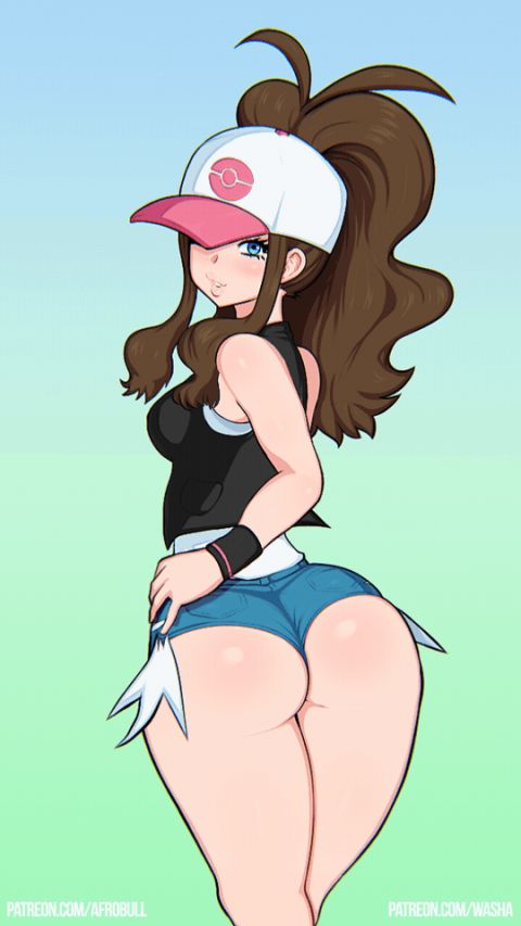 Hilda Pokemon Rule 34 GIF – Big Ass by Afrobull